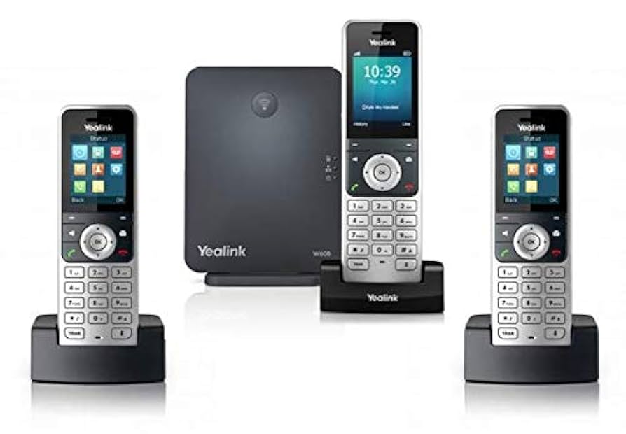 Yealink W60B DECT IPベースステーション W56Hハンドセット Amazon.com : Yealink IP Phone W60P is a Bundle of W60B Base